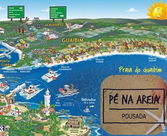 Chales Suites Pe Na Areia Guaibim Ngoại thất bức ảnh